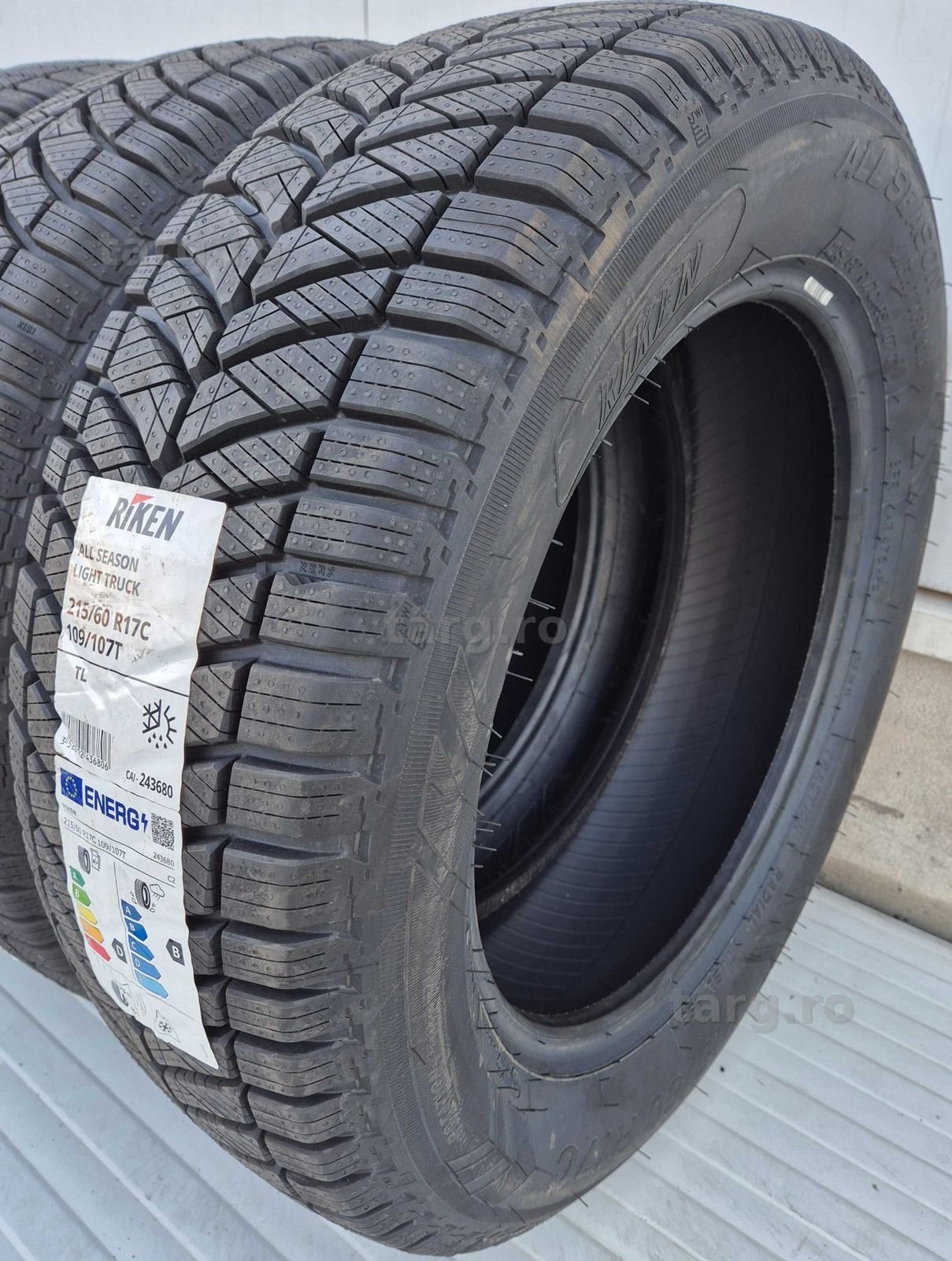 215/60 R17C, 109T, RIKEN (by Michelin), Anvelope all season M+S 3