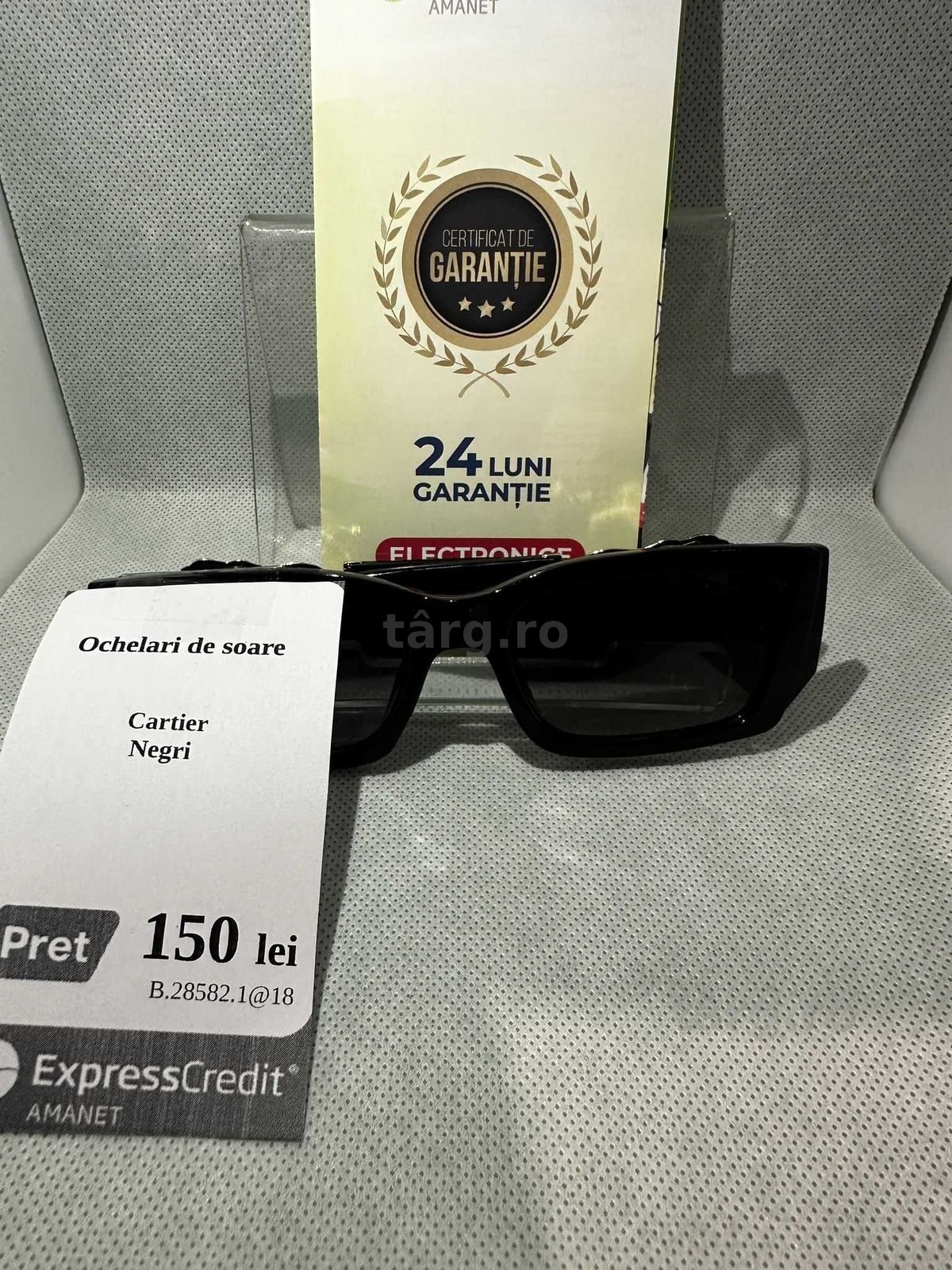 Ochelari soare Cartier, LV (Ag18 Tutora B.28582) Garantie 2 ani! 3
