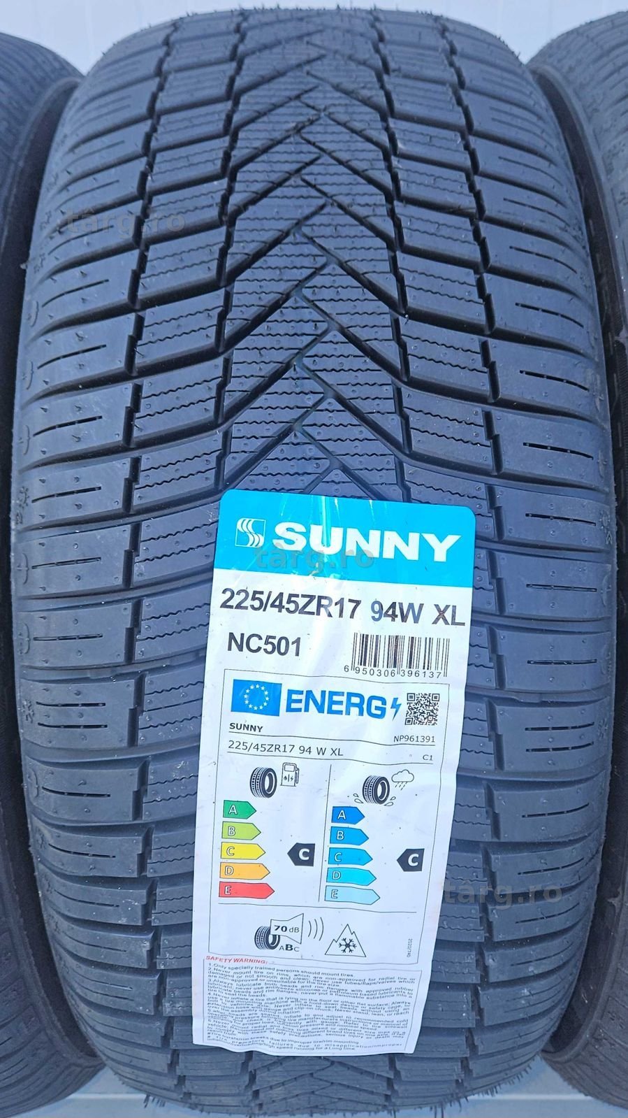 225/45 R17, 94W, SUNNY NC501 XL, Anvelope All Season M+S 2