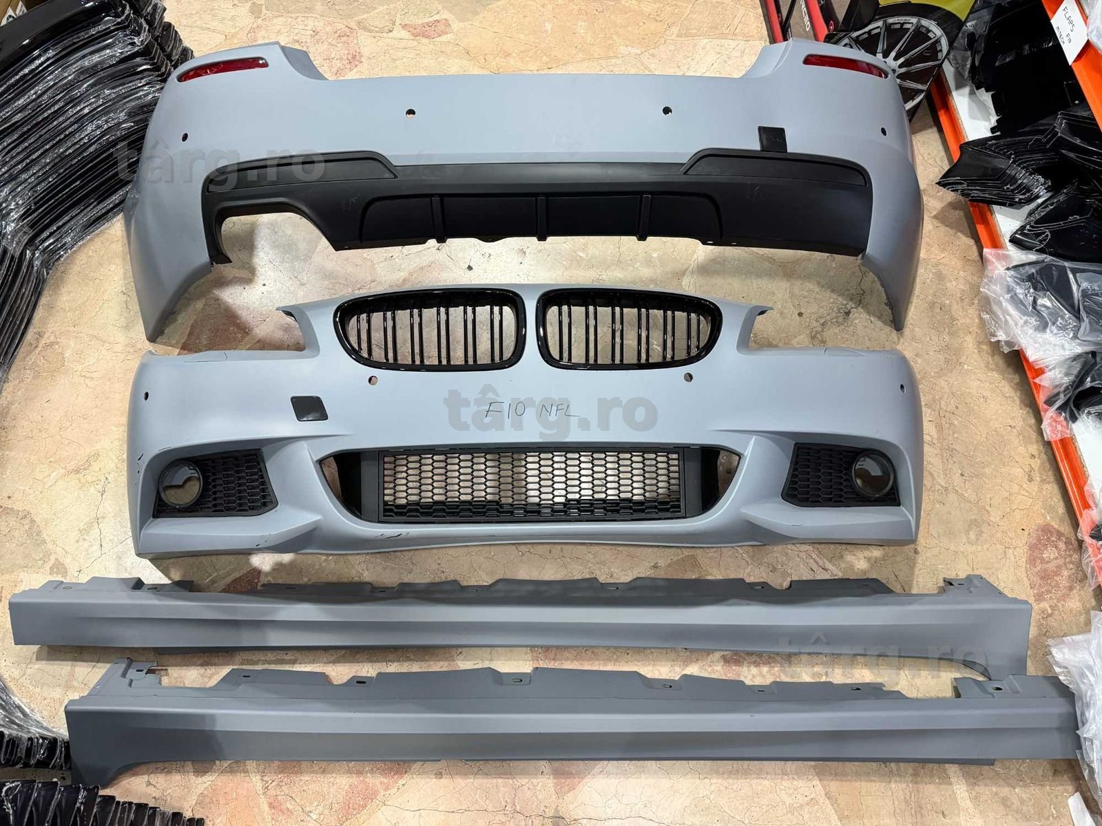 KIT M Tech Bmw F10 Seria 5 Bara Fata + Spate + Praguri