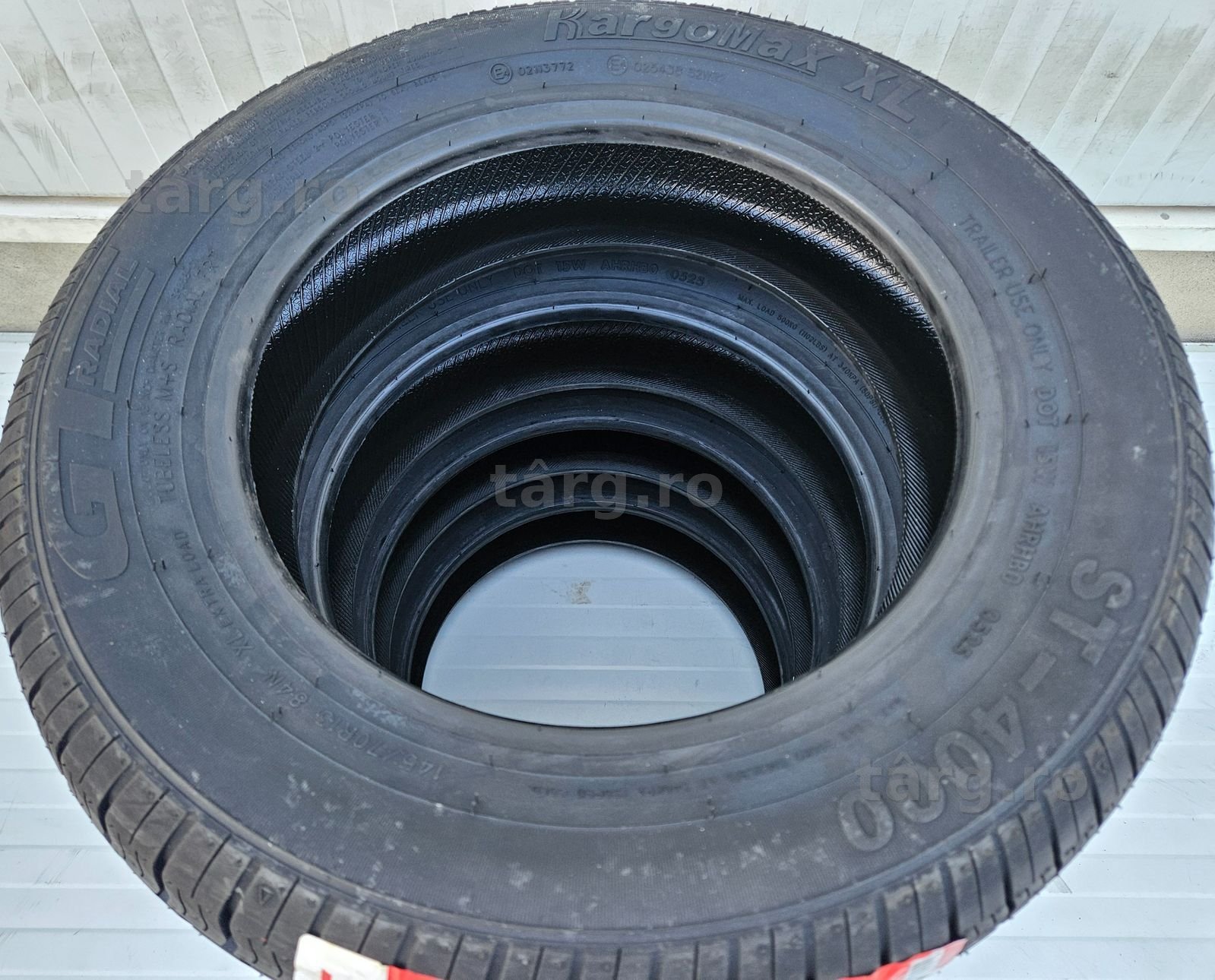 145/70 R13, 84N XL, GT Radial Kargomax, Anvelope de remorca M+S 3