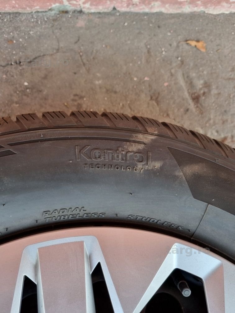 4 jante noi AUDI Q3 anvelope iarna ca si noi HANKOOK 215/65/17 DOT2020 5