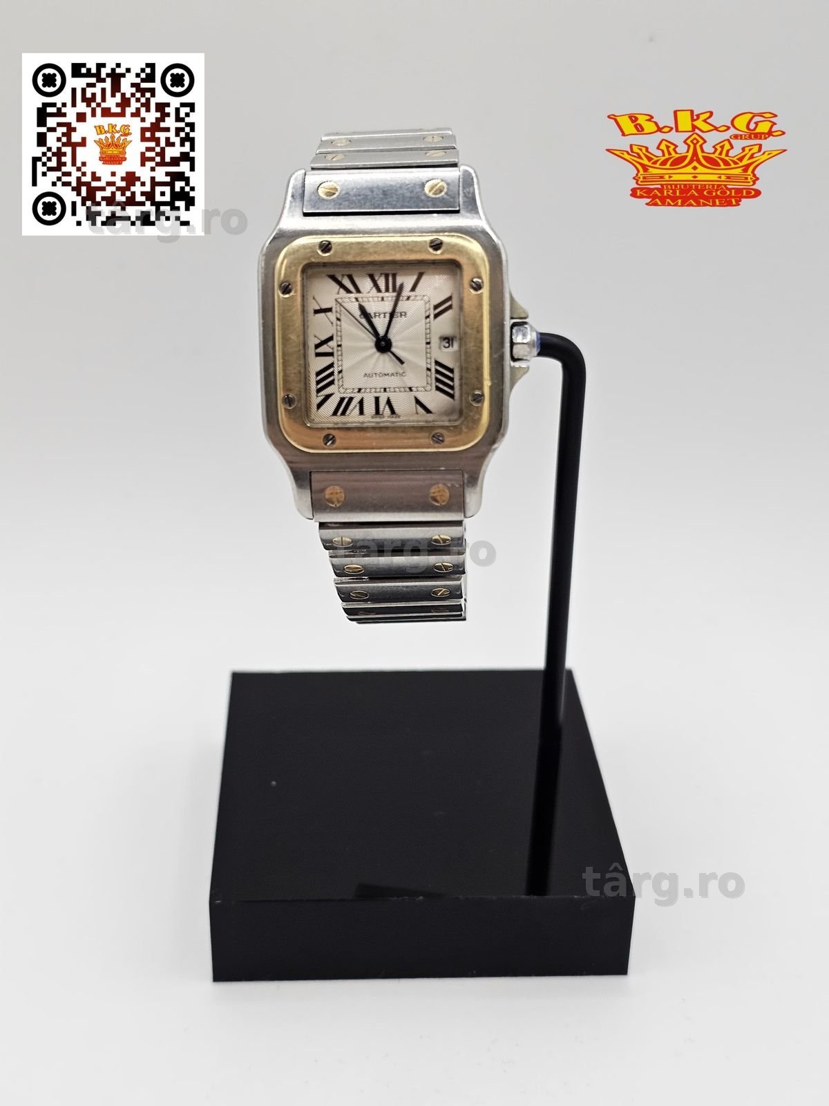 Cartier Santos Galbee Amanet BKG
