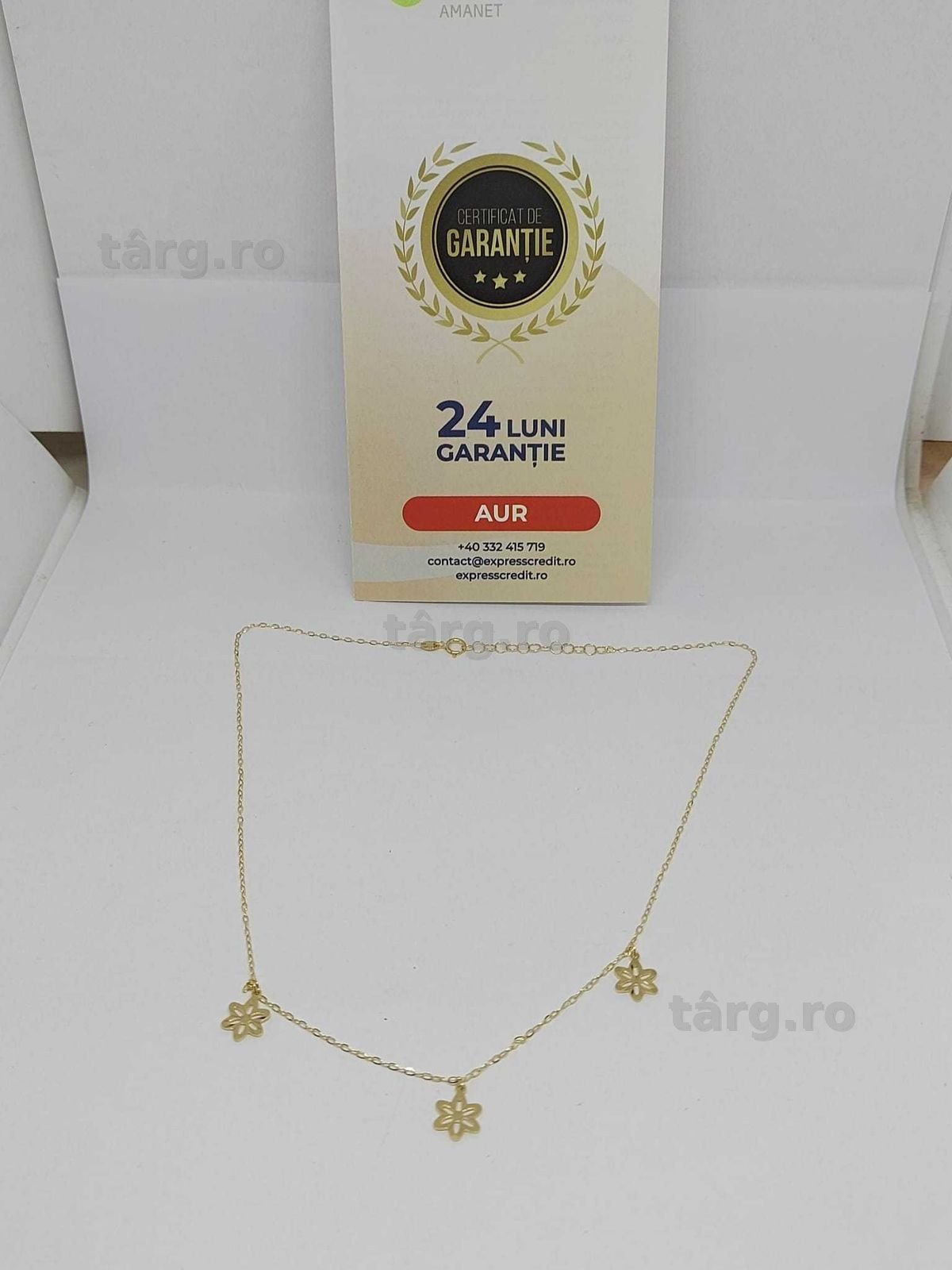 Colier aur 14k 1.44gr [35361.1/30 Pacurari 2] Garantie 2 ani! 2