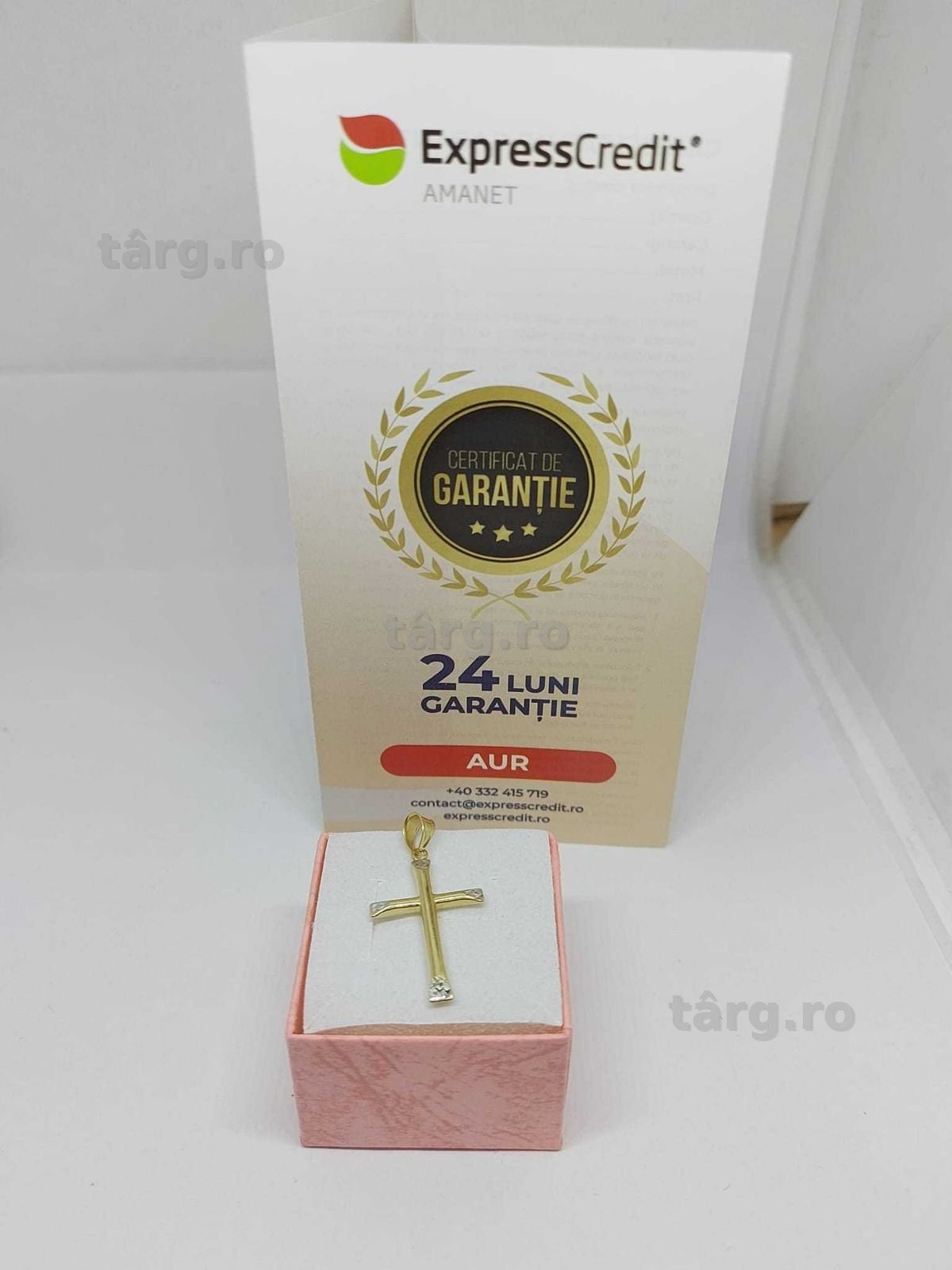 Pandantiv aur 14k 0.83gr [35134.2/30 Pacurari 2] Garantie 2 ani! 2