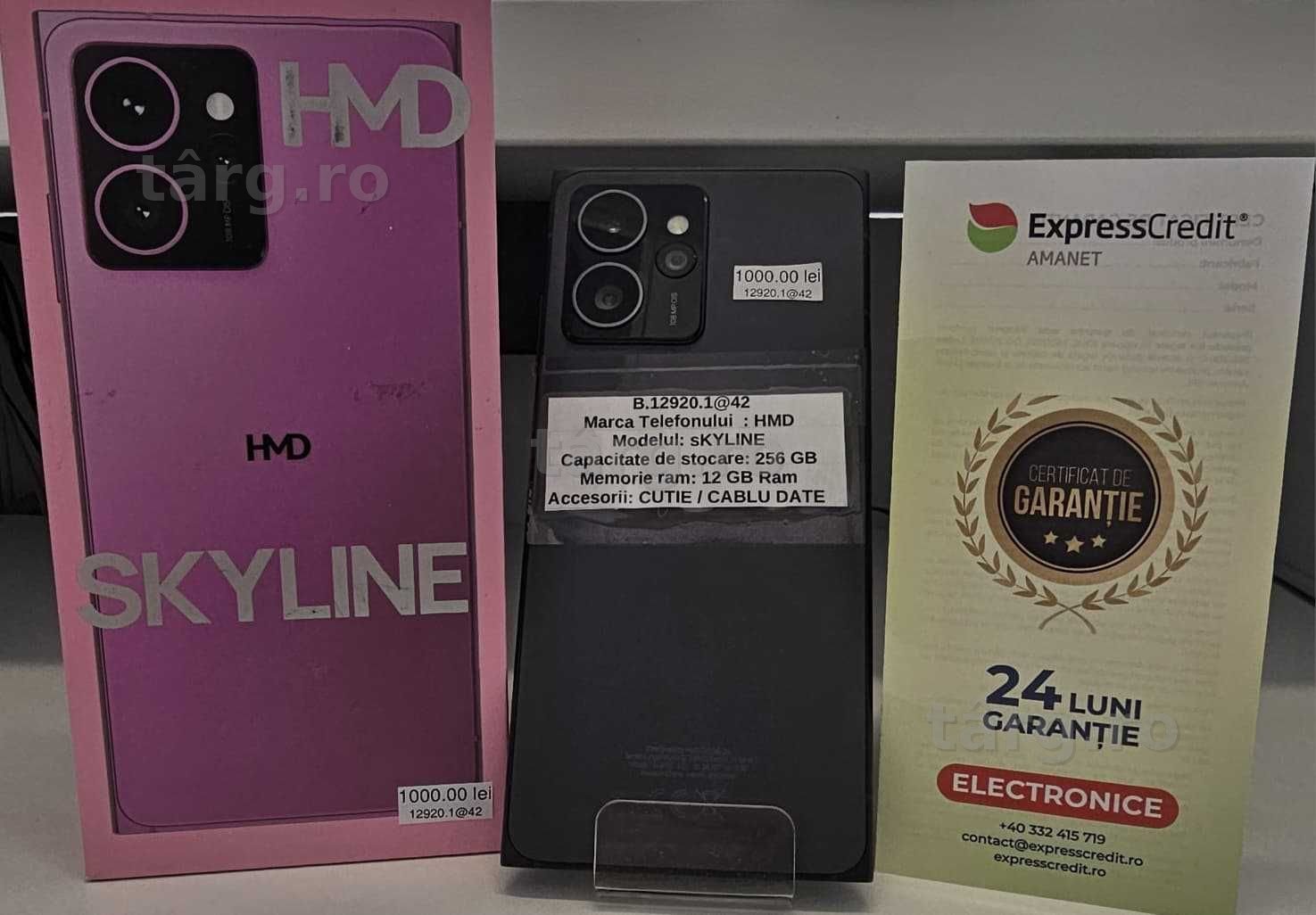 Telefon HMD SKYLINE 12/256GB (AG35 B:12920*42) Garantie 2 Ani!