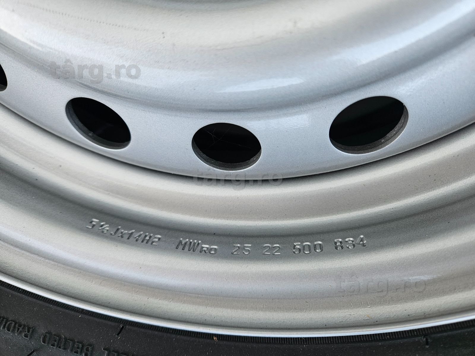 Roata completa remorca 215R14C Anvelopa SECURITY M+S pe Janta 5.5Jx14 5