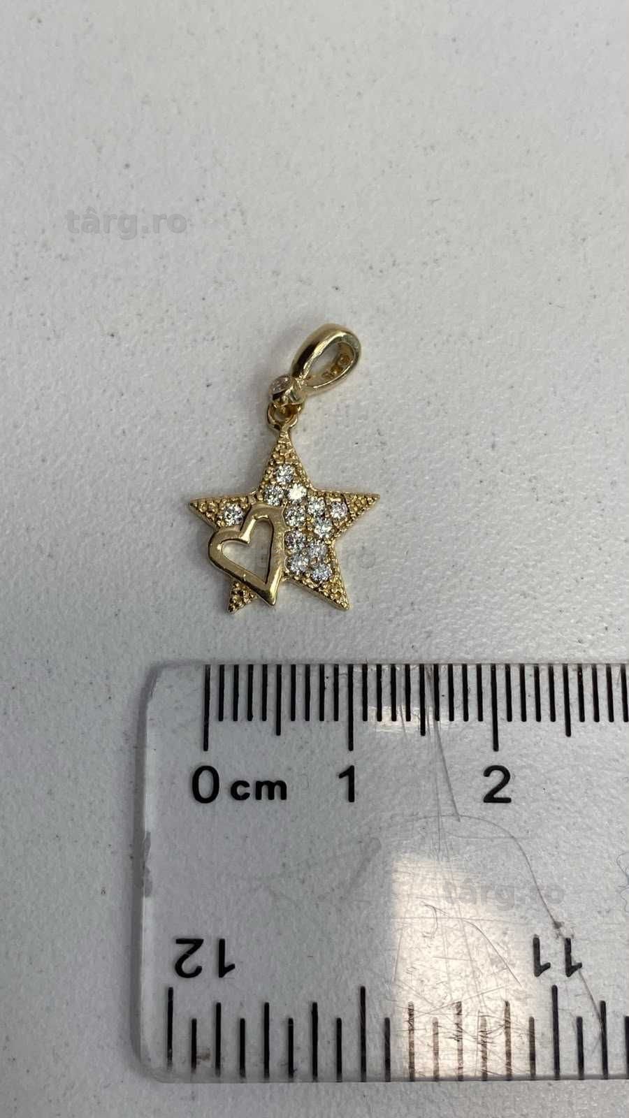 (AG13) Medalion aur 14K 1.29g (b.56162.1) Garantie 2 ani! 3