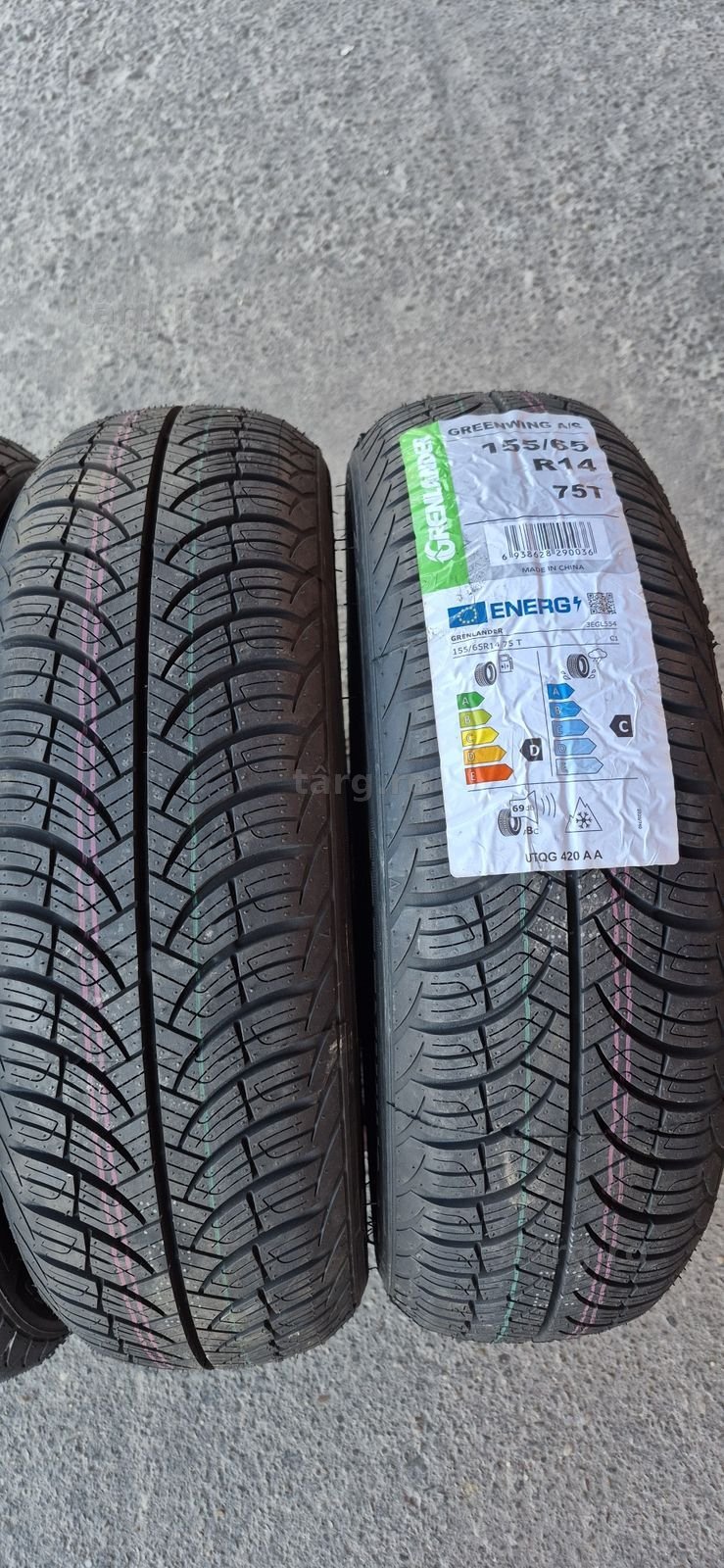4 anvelope M+S noi Grenlander 155/65/14,dot 2025.Pretul este pe bucata 2