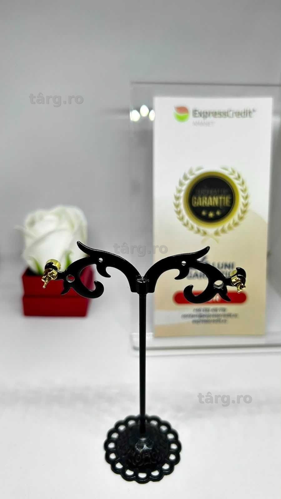 Cercei Aur 14K 1.81g (AG1 Alexandru B54157.2) - Garantie 2 ani! 3