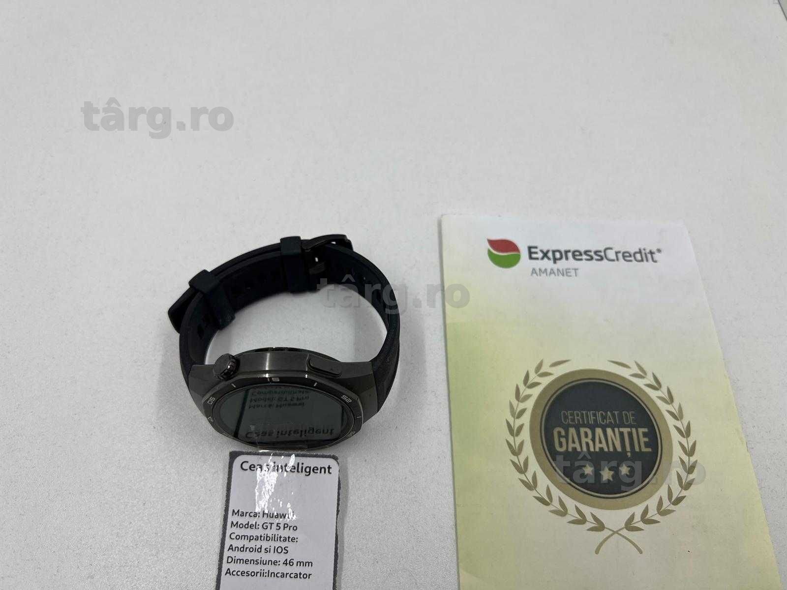 Smartwatch Huawei GT 5 Pro 46 mm  (Ag25 Belvedere B.42047) Garantie 2 ani! 3