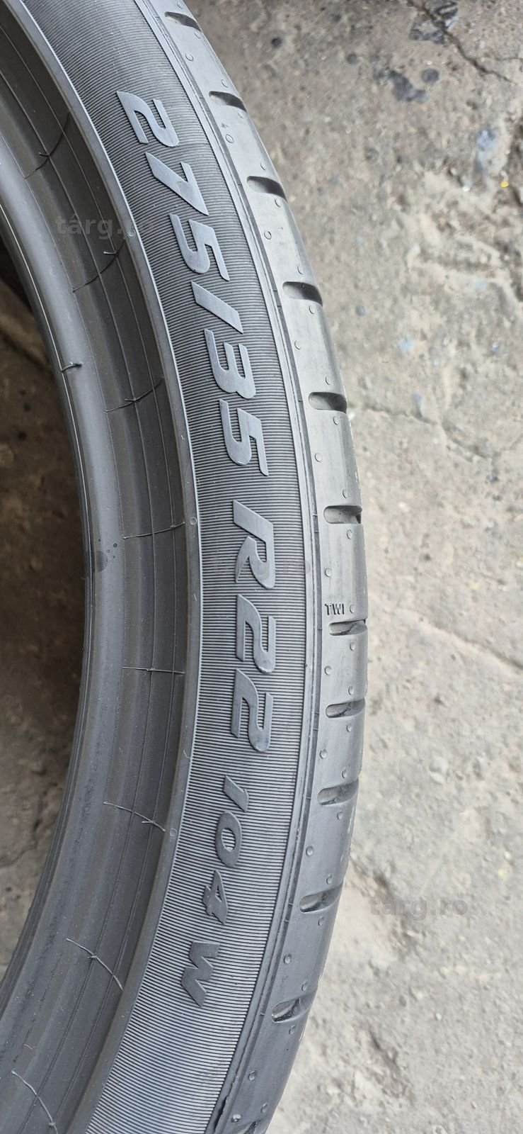4 anvelope vara Pirelli,fata 275/35/22,spate 315/30/22.Pret/bucata. 5