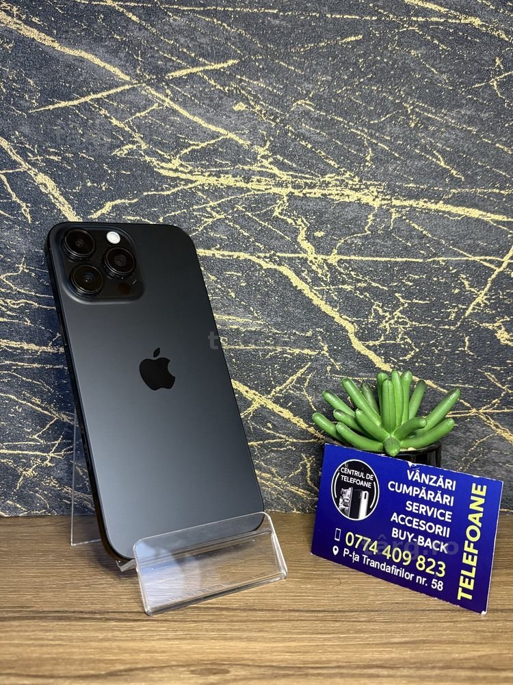 Iphone 16 pro max /256gb/Garantie 2 Ani Centrul de Telefoane/rate