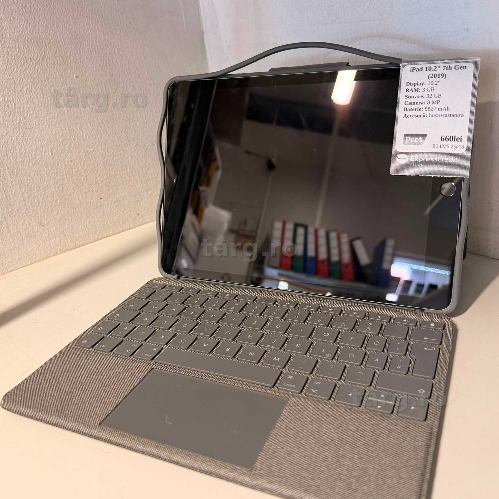 Tableta Apple iPad 10.2" 7th Gen(2019) 3/32GB (AG15 Gara 1 B34225.2) Garantie 2 ani! 2