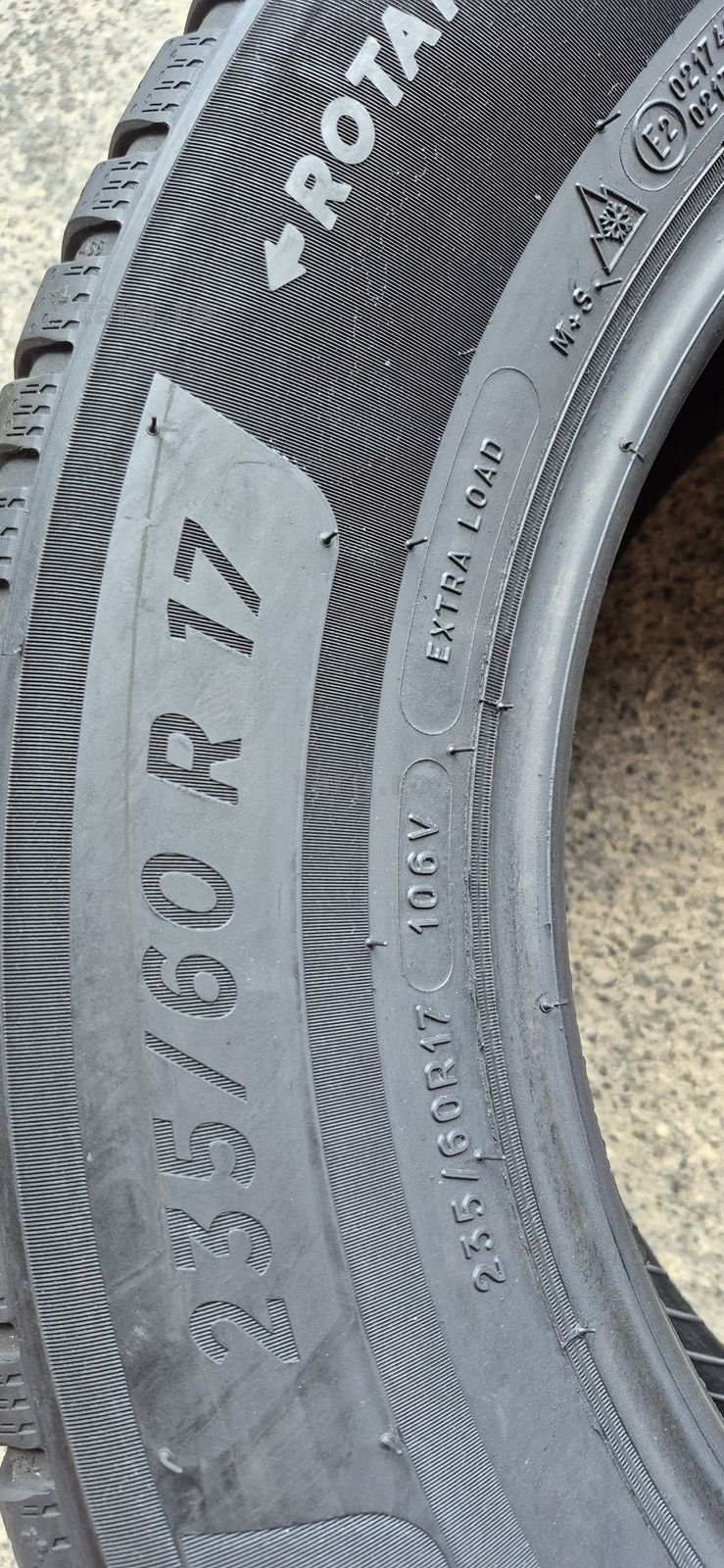 2 anvelope M+S Michelin 235/60/17,dot 2022.Pretul este pe bucata. 5