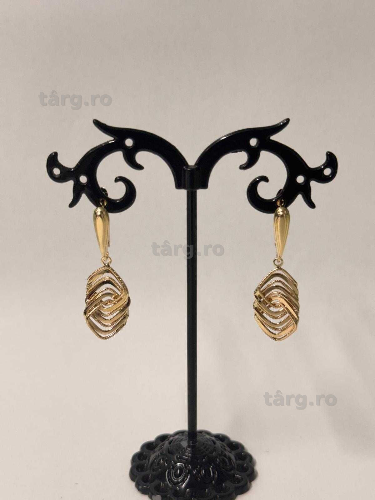 Cercei aur 14K 2.77g (B.61107 Tatarasi) Garantie 2 ani
