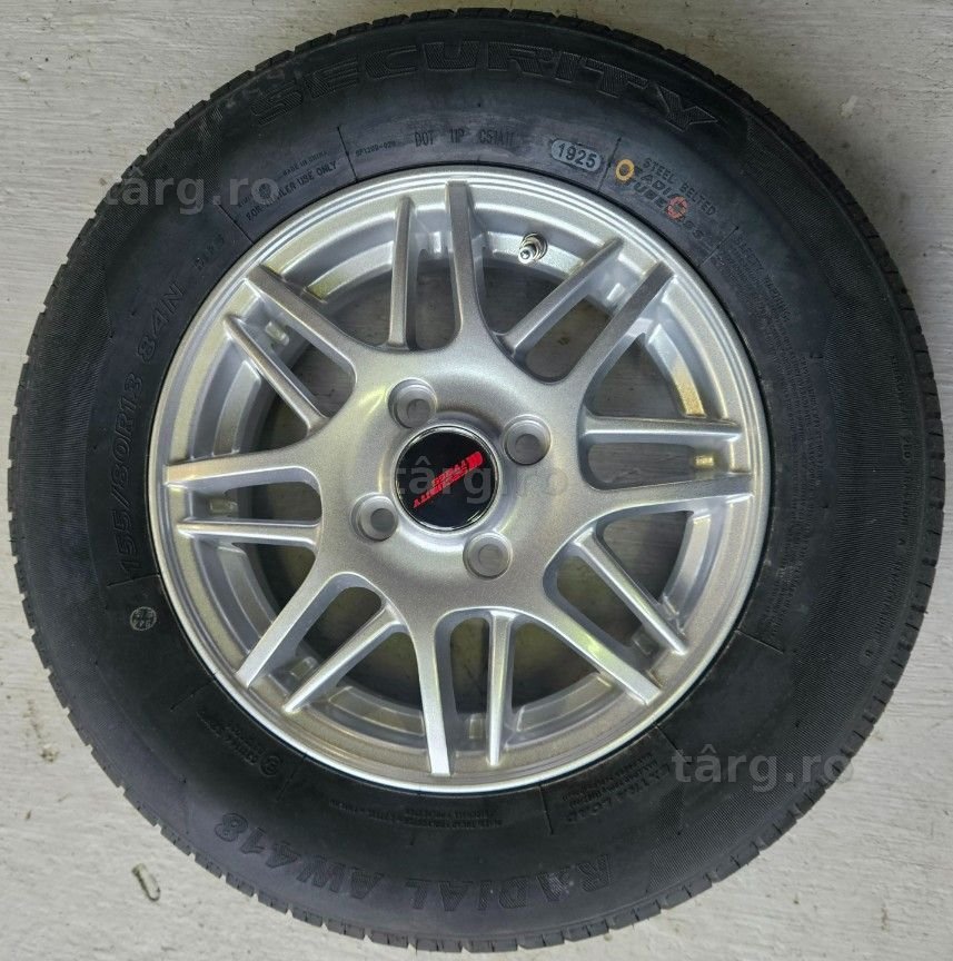 Roata 155/80R13 79N Anvelopa Security Janta aliaj 4Jx13 4/57/100 ET30