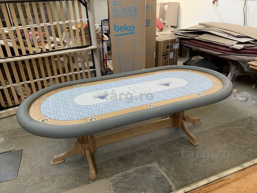 Masa poker cu capac lemn 2 in 1 poker cu masa dining CustomTables.eu