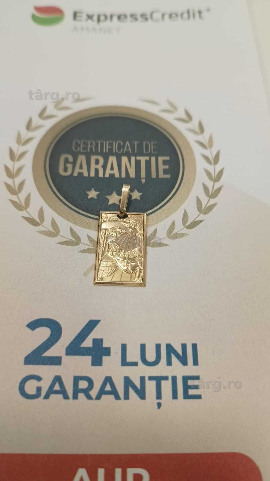 Pandantiv aur 18K 3.65gr [AG24 Harlau B.46188.1] - Garantie 2 ani! 2