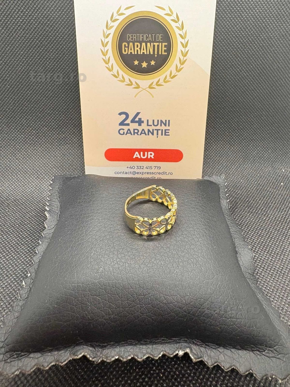 Inel aur 14k 2.65g (B.25782 AG31 Barboi) Garantie 2 ani! 4