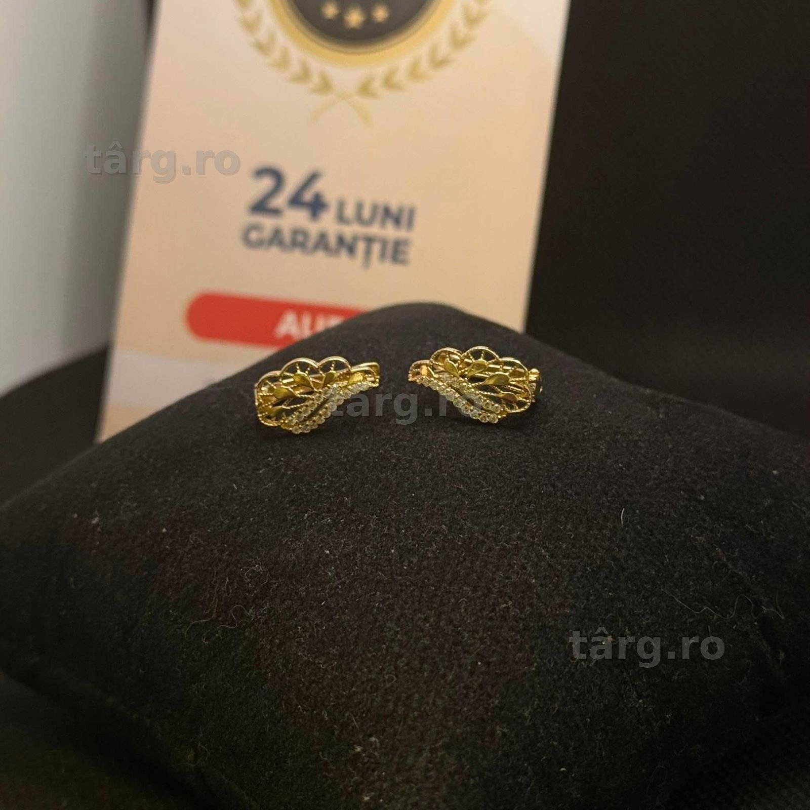 Cercei aur 14K 2.35g (AG15 Gara 1 B34065.1) Garantie 2 ani!