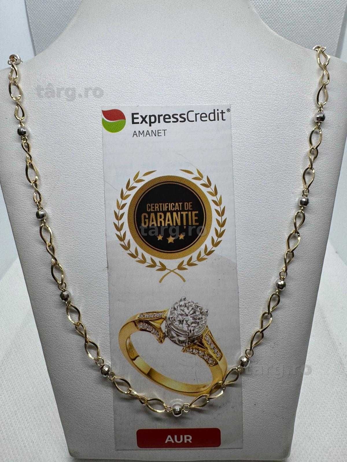 Lant din aur 14k (69460.4/ 10 Pacurari 1) Garantie 2 ani!