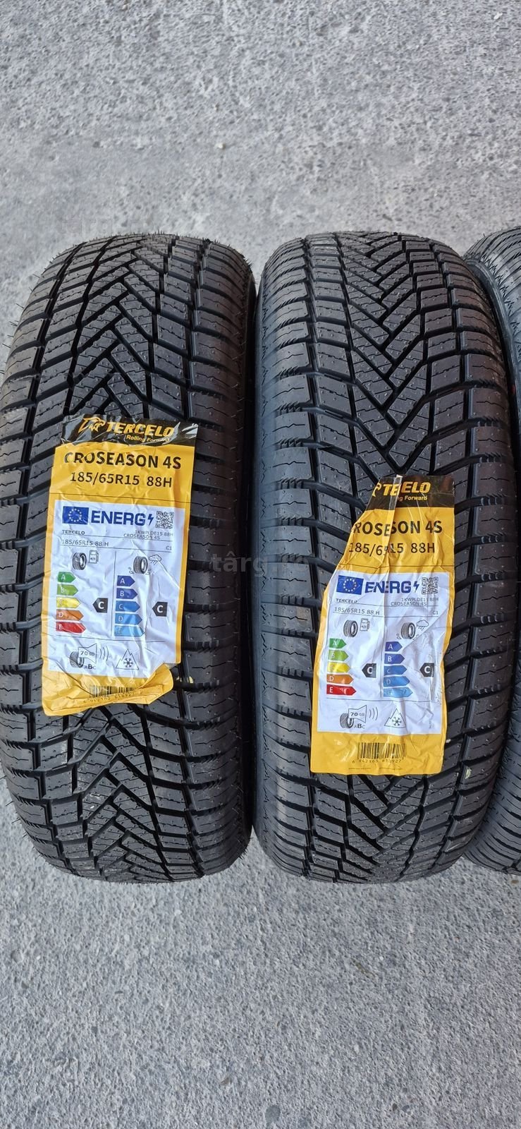 4 anvelope M+S noi Tercelo 185/65/15,dot 2025.Pretul este pe bucata. 2