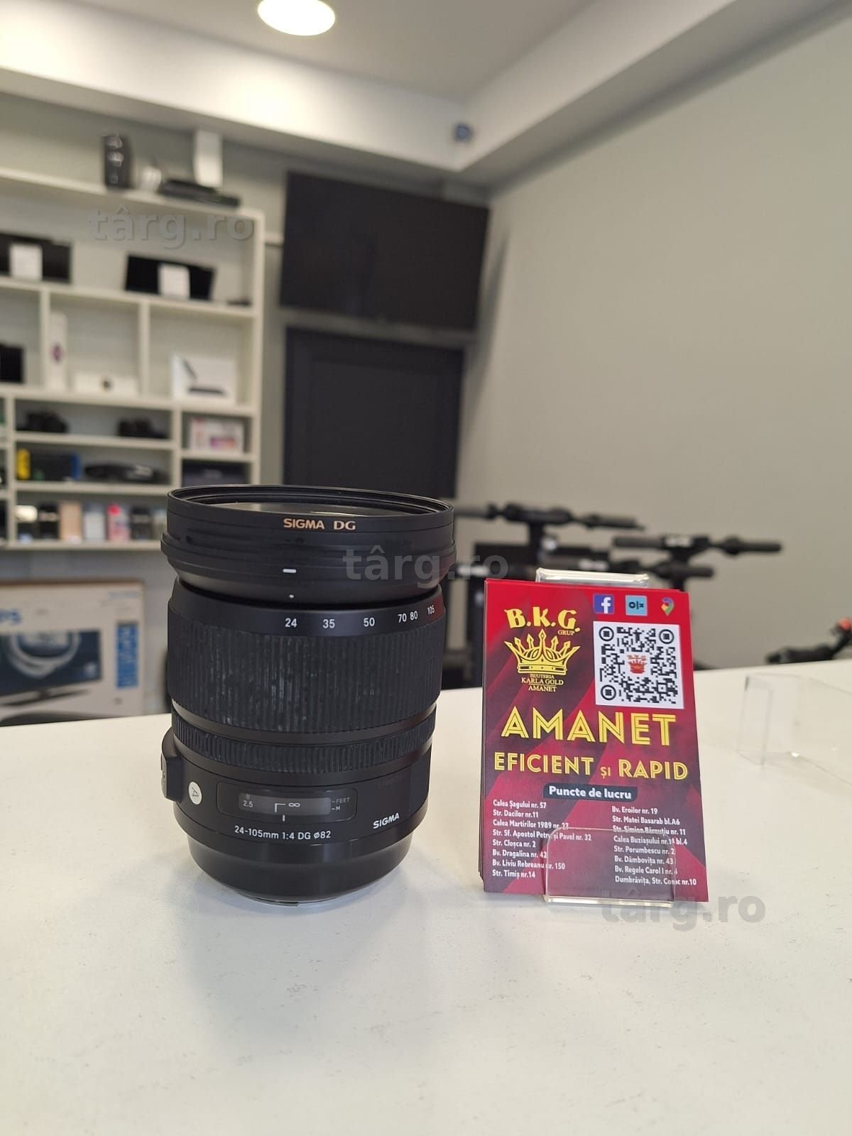 Obiectiv Sigma 24-105mm Amanet BKG