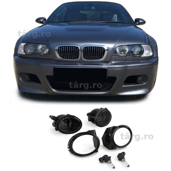Proiectoare cu Becuri BMW E46 E39 M M3 M5 sticla fumurie
