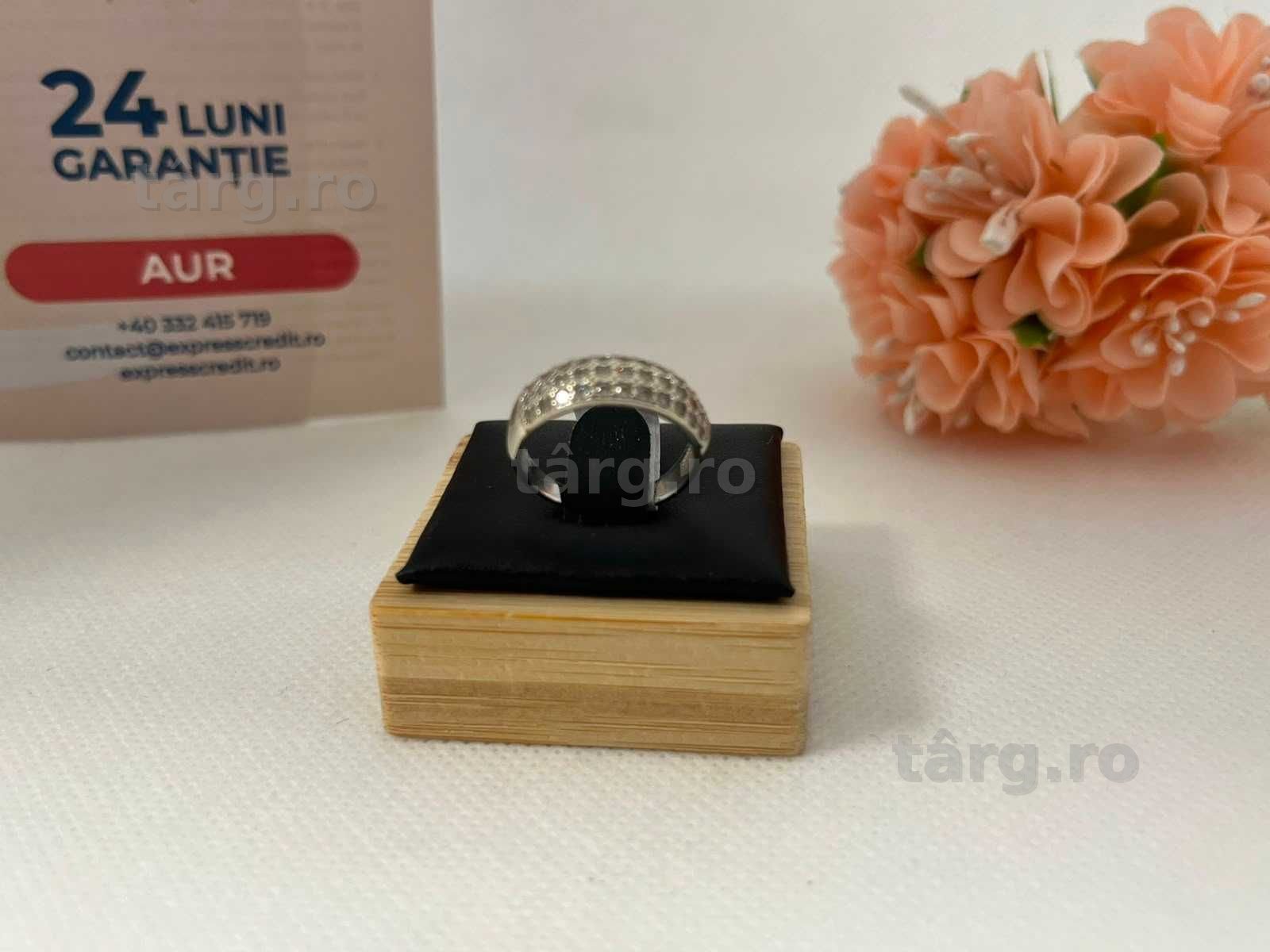 Inel aur alb 14K 2.41g (Ag16 Moldova b33167.2) - Garantie 2 ani! 2