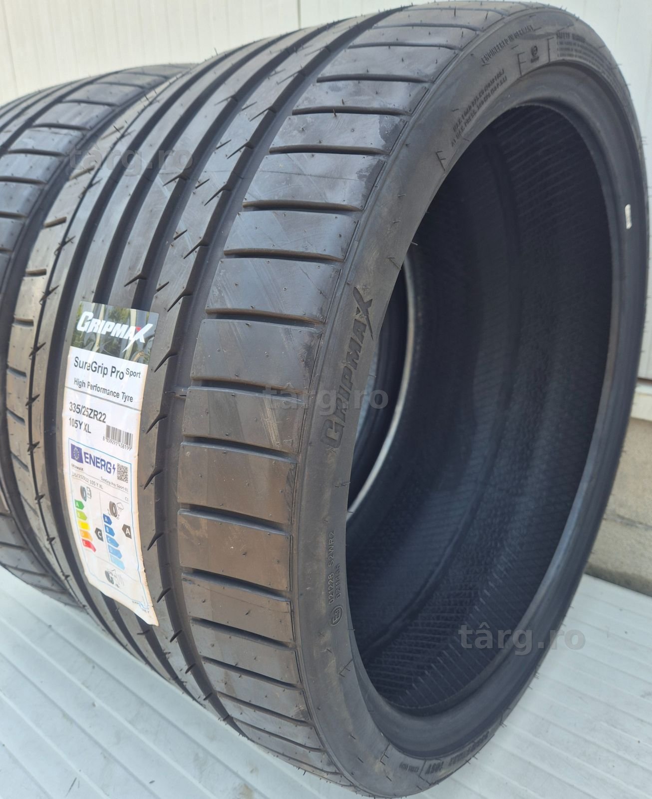 335/25 R22 105Y GRIPMAX ProSport XL Anvelope vara Aderenta clasa A 3