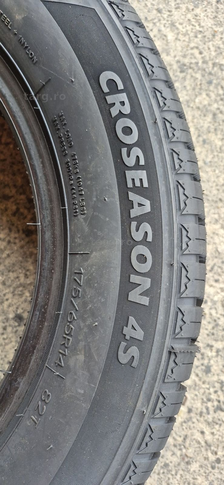 4 anvelope M+S noi Tercelo 175/65/14,dot 2025.Pretul este pe bucata. 5