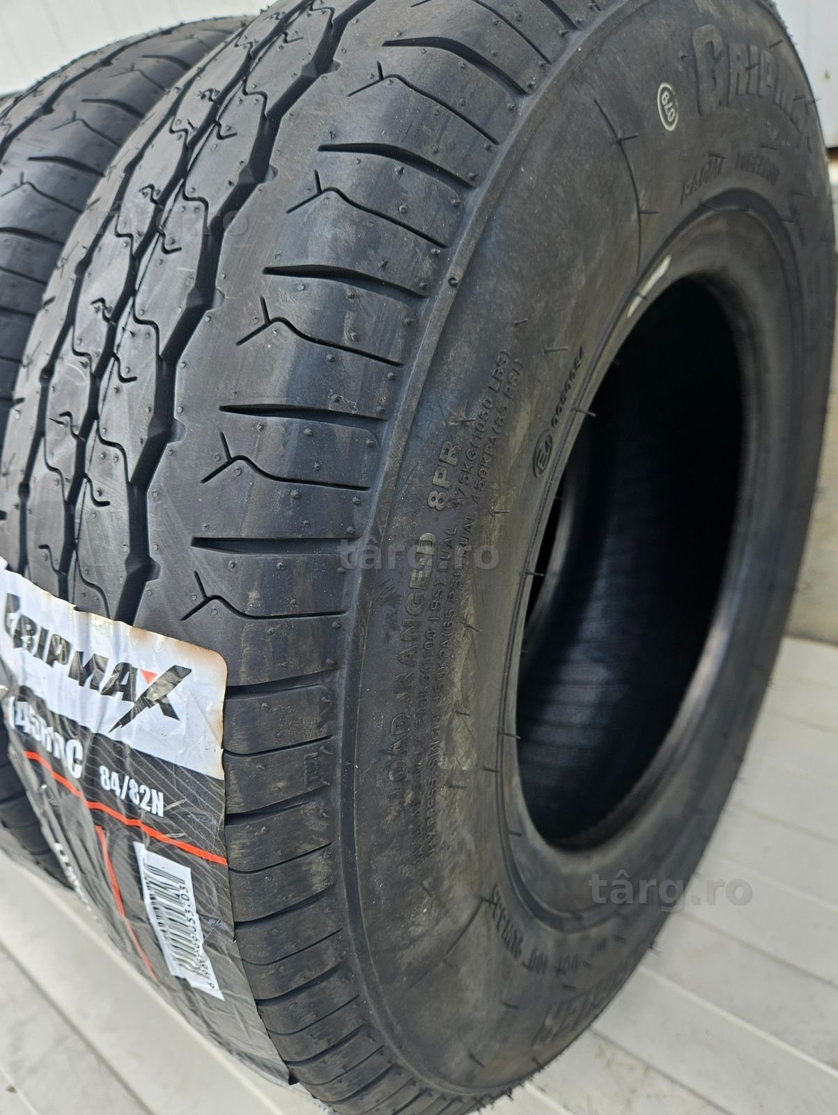 145 R10C (145/80 R10C), 84N ,GRIPMAX, TR10,  Anvelope remorca M+S 3