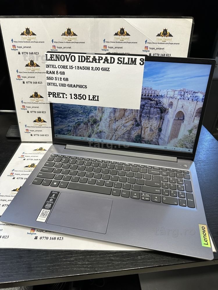 Hope Amanet P7 / Laptop Lenovo IdeaPad Slim 3 i5-12450h