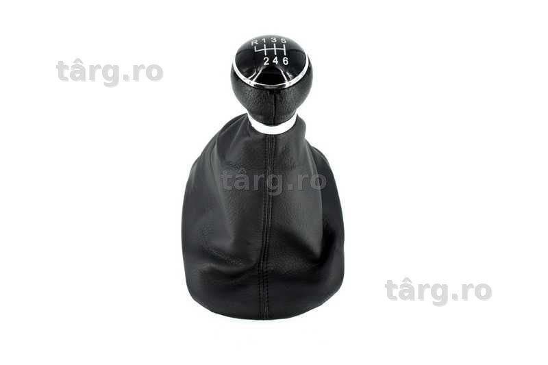 Manson schimbator cu maneta VW Passat B6 3C cu 6 viteze Negru cu Crom