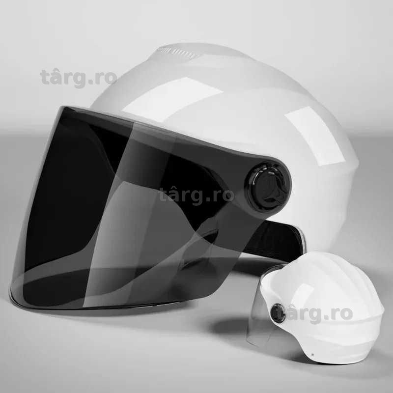 Casca Scuter/Bicicleta electrica unisex, marime universala, Neagra 4