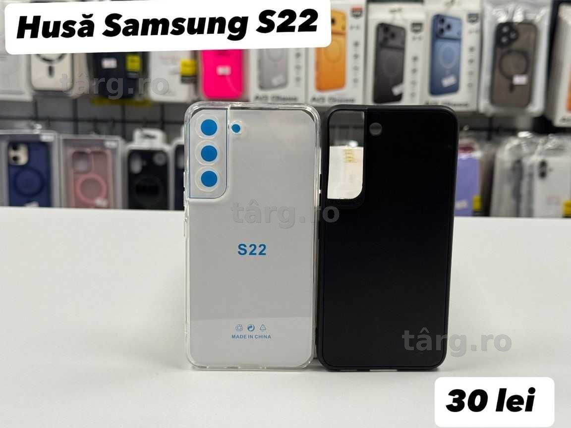 Husa silicon, folie, cablu, incarcator Samsung S22
