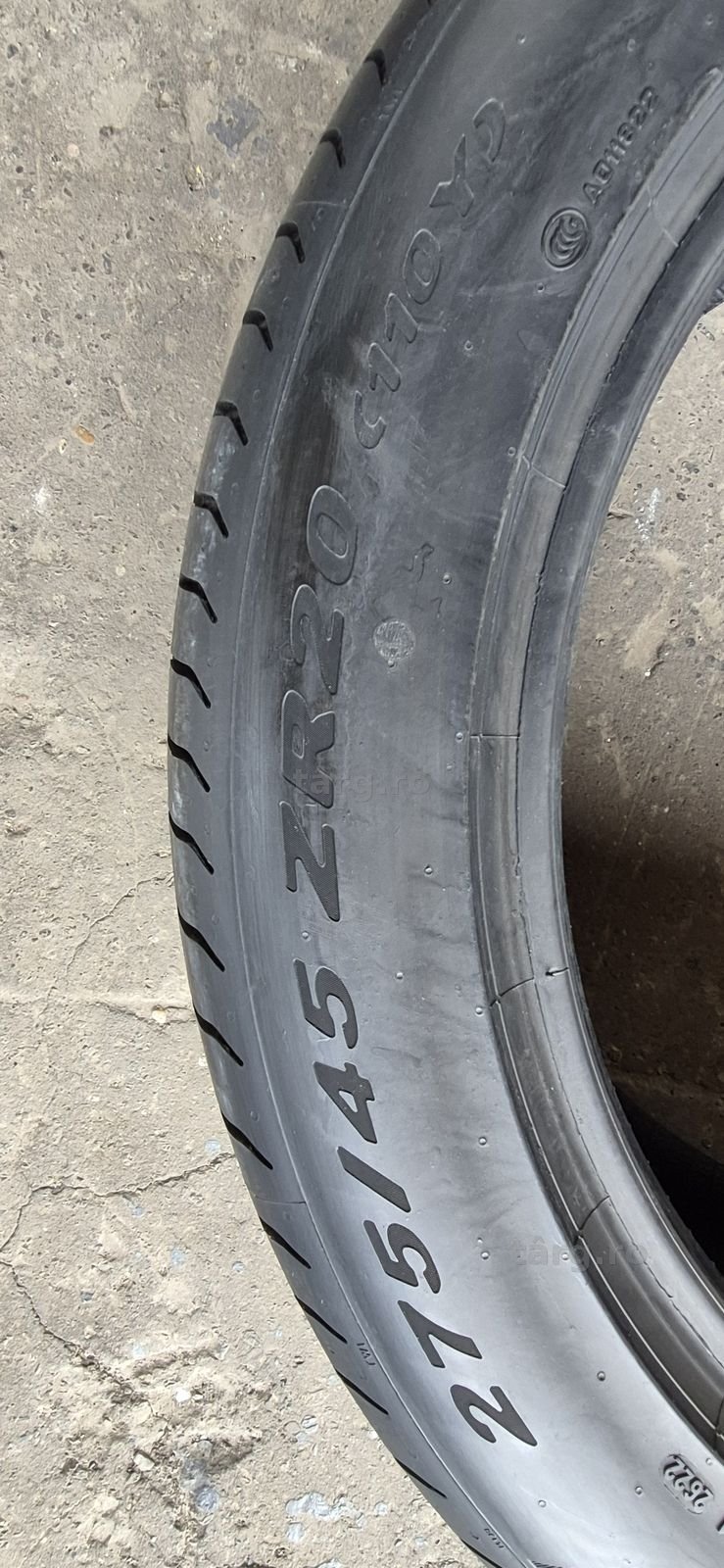 4 anvelope vara noi Pirelli,fata 275/45/20,spate 305/40/20,dot 2022.Pret/bucata 5
