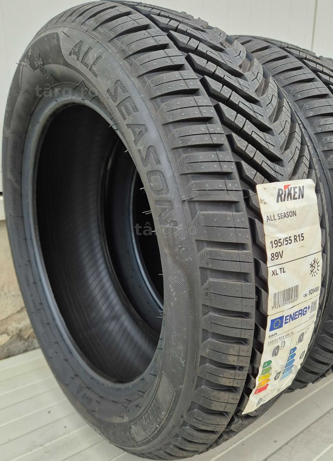 195/55 R15, 89V, RIKEN ( by Michelin ) XL, Anvelope all season M+S 3