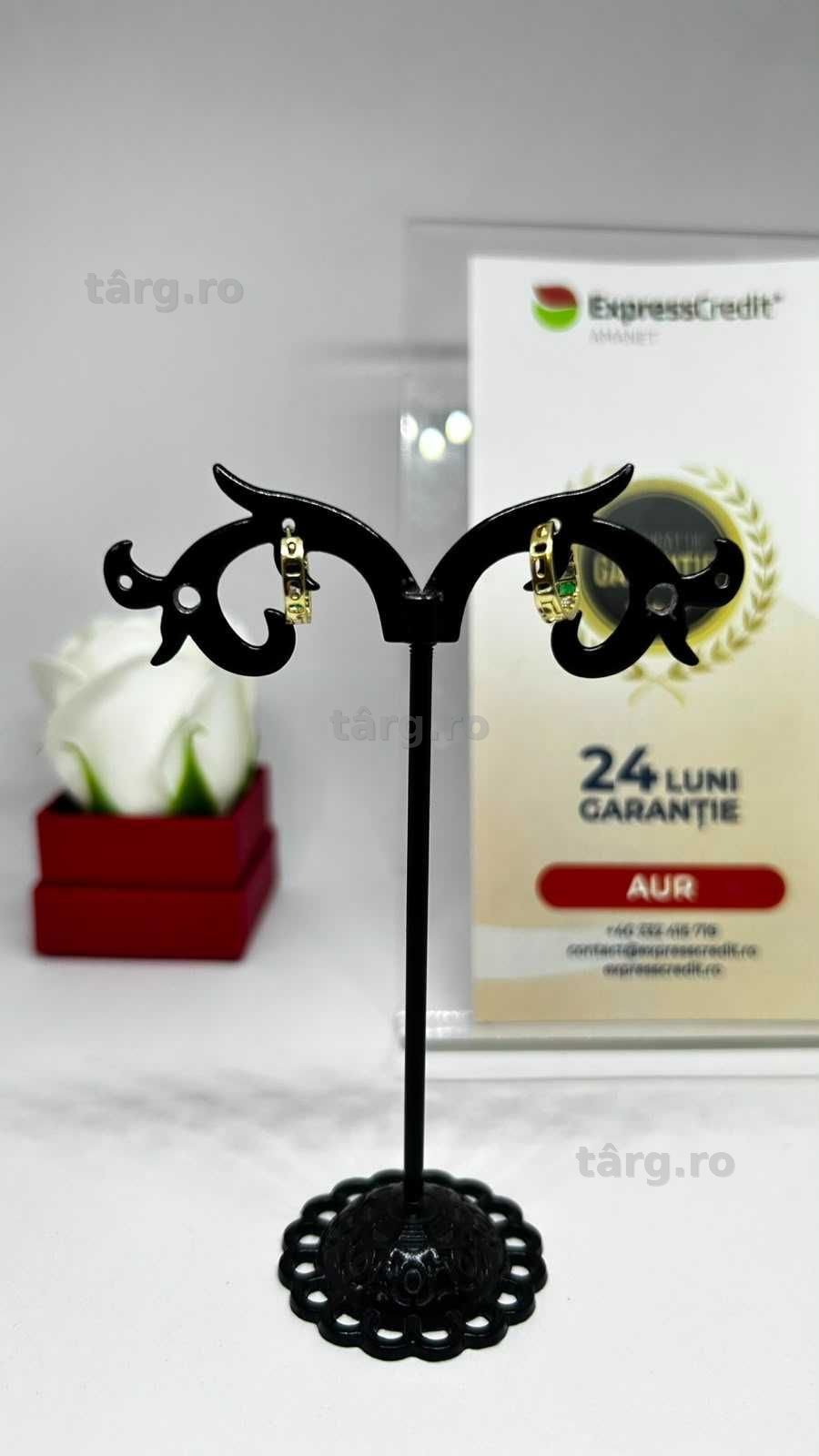 Cercei Aur 14K 1.01g (AG1 Alexandru B54362.64) - Garantie 2 ani! 3