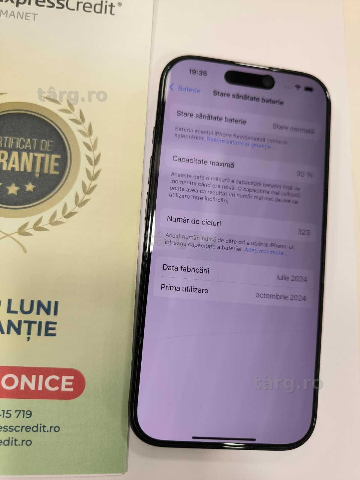 iPhone 16 Pro 1Tb  (Ag24 Harlau b.44821) - Garantie 2 ani 5