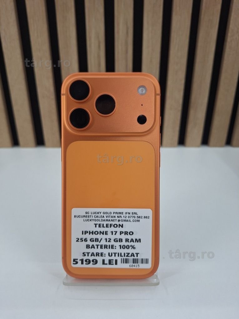 Iphone 17 Pro / 256GB / 100% BAT / #60415