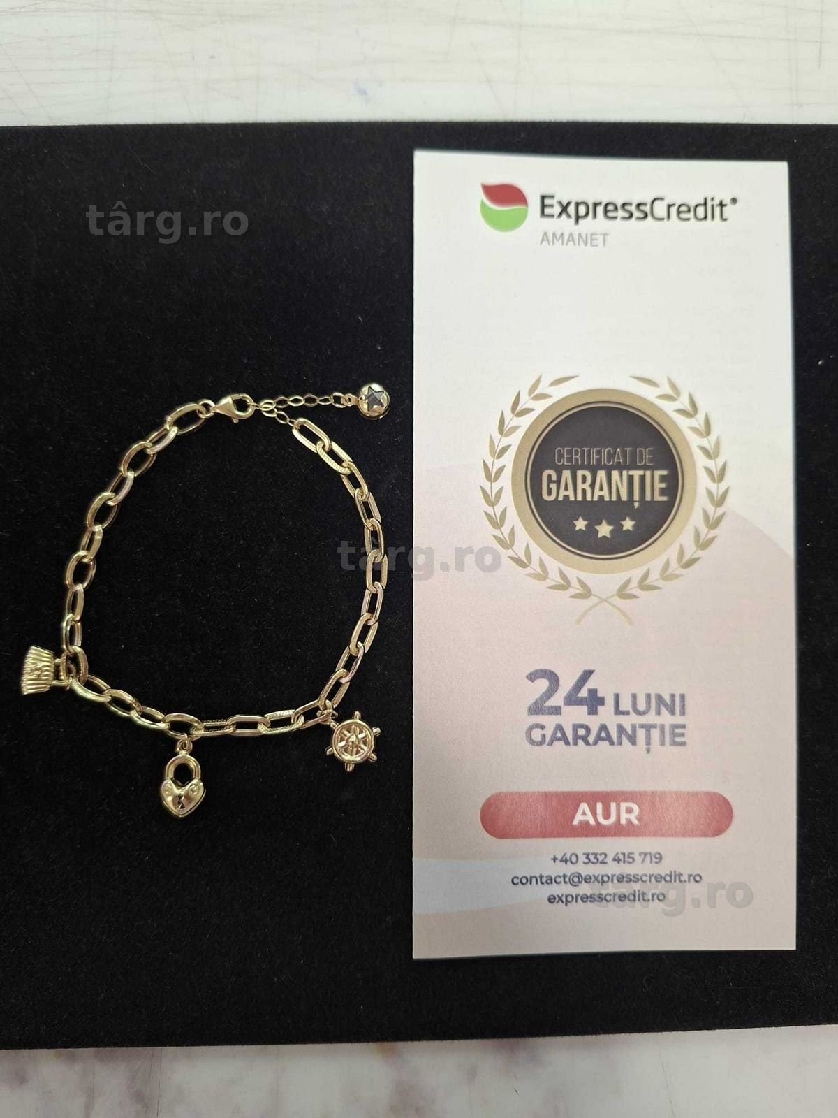 (Ag33)Bratara Aur 14K/Garantie 2 ani