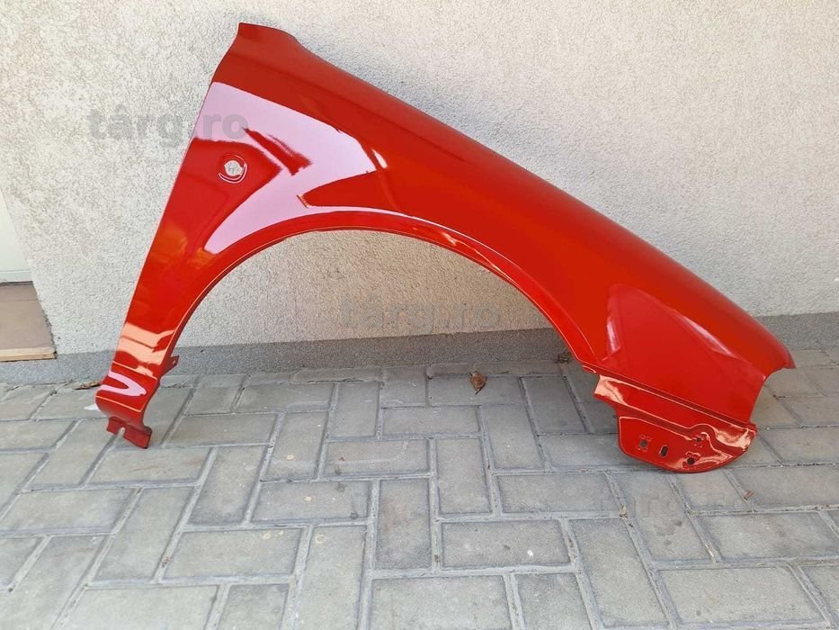 Aripa Fata Dreapta Skoda Octavia 1 I An 1999-2007 Vopsita Rosu
