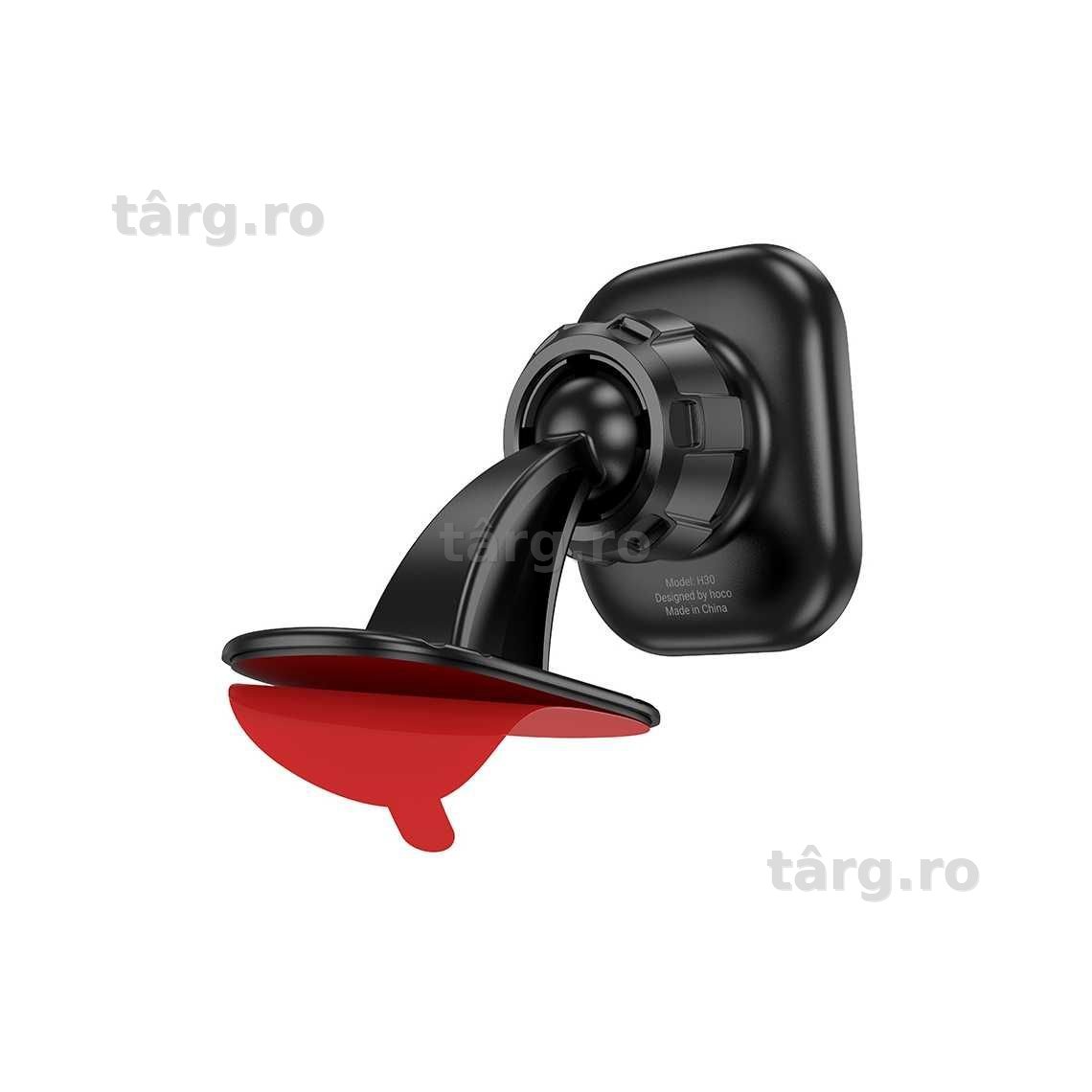 Suport Auto Hoco, Fixare Magnetică, Prindere pe Bord, Universal, Negru 4