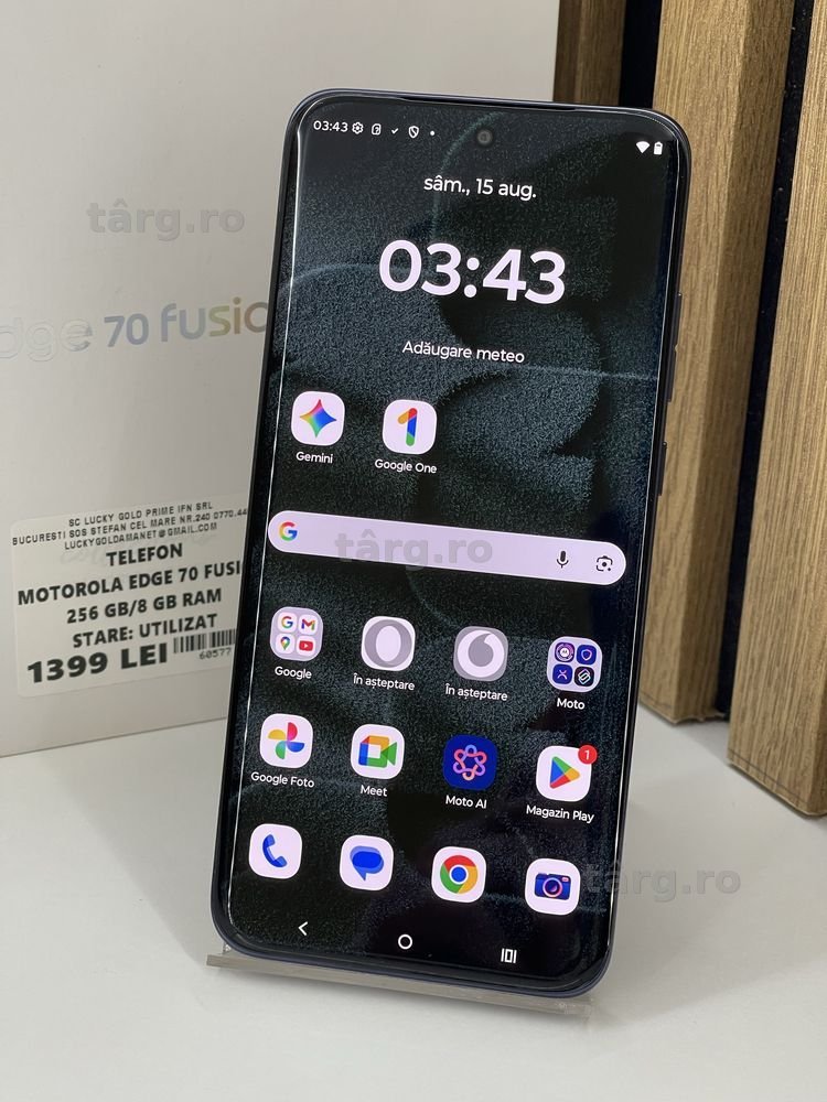 Motorola Edge 70 Fusion WorldCup 256Gb 8Gb ram Garantie/Factura #60577