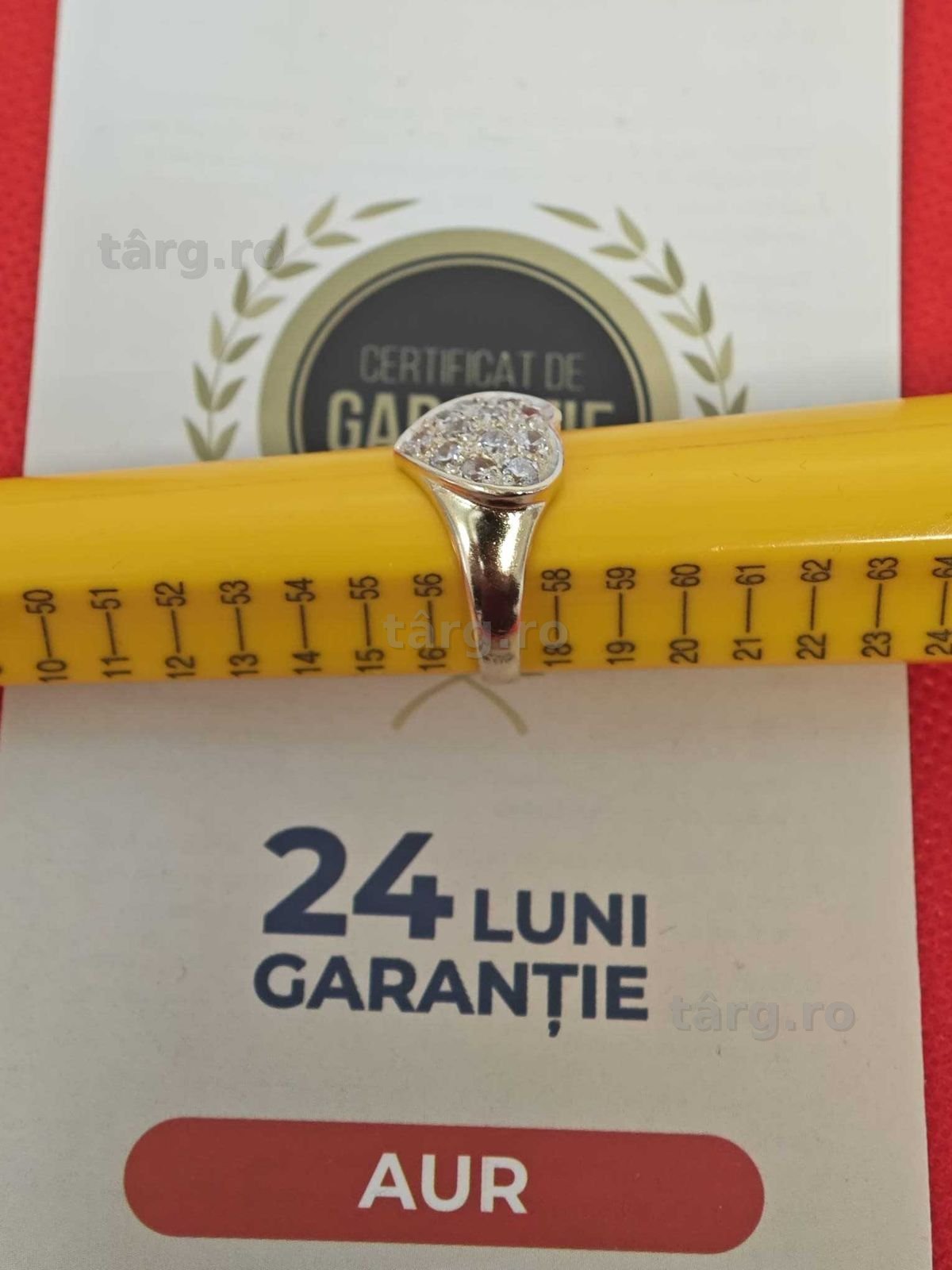 Inel din aur (AG32 B33851.1-ag35) 2 ANI GARANTIE! 2