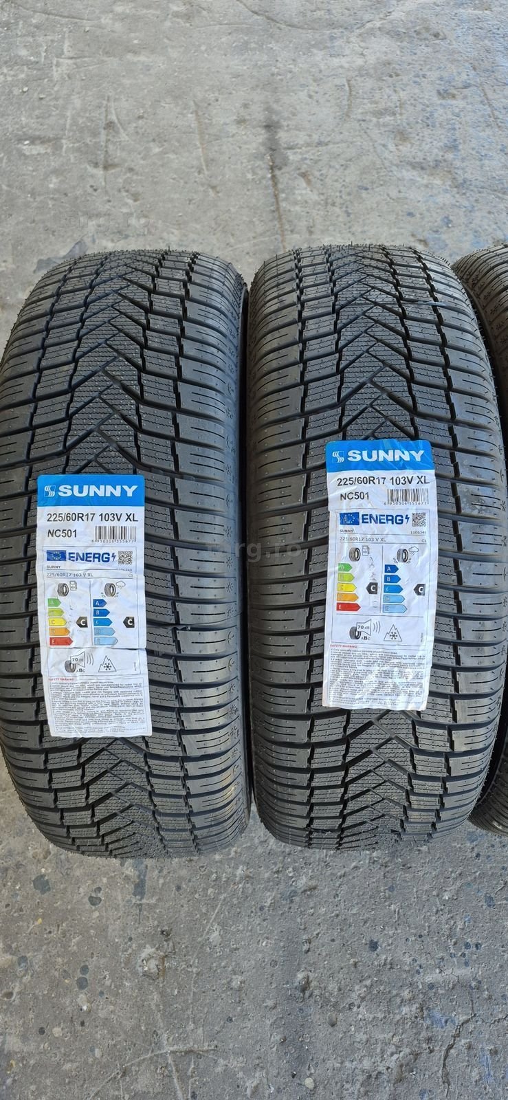 4 anvelope M+S noi Sunny 225/60/17,dot 2025.Pretul este pe bucata. 2