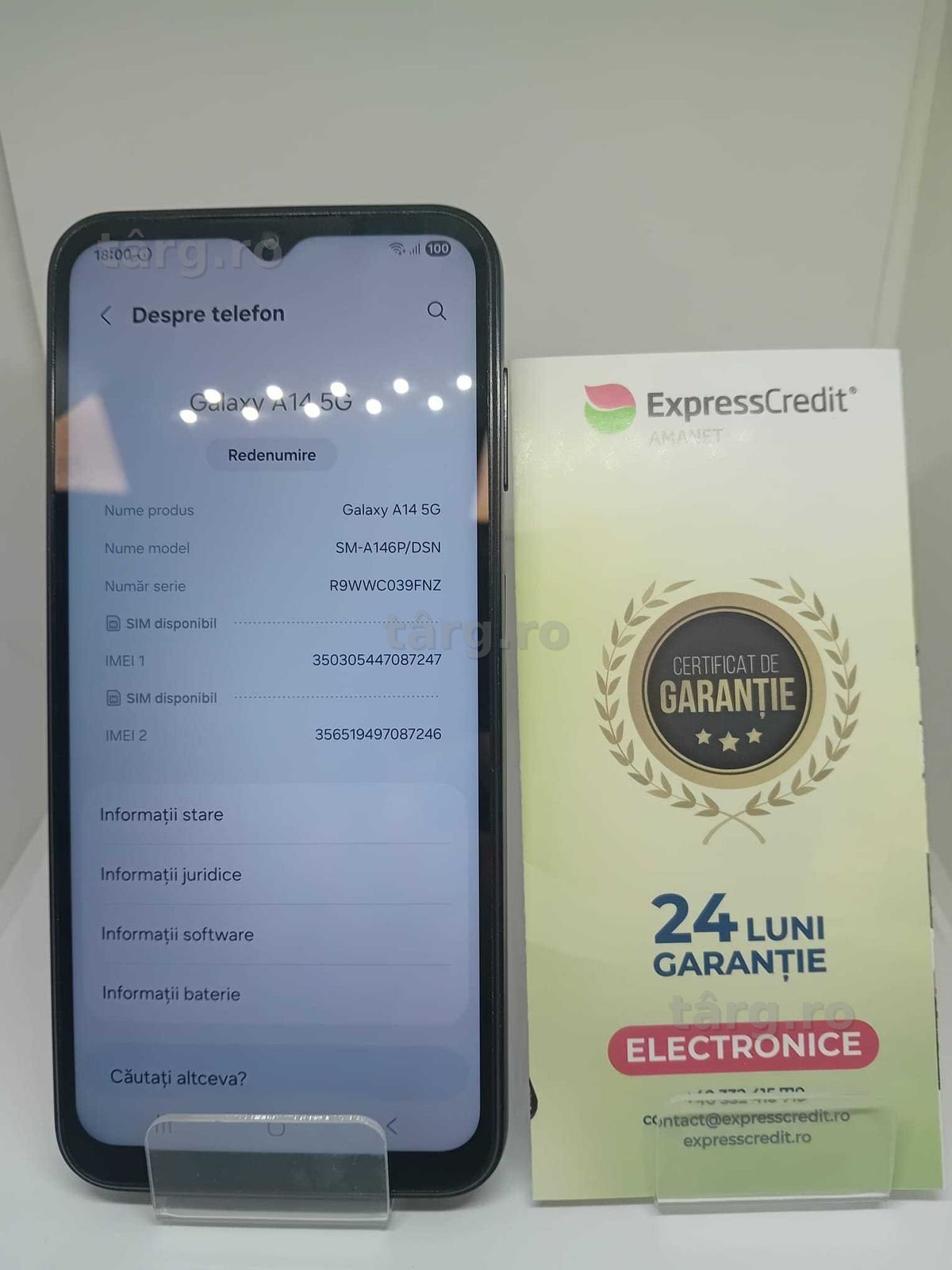 Samsung Galaxy A14 5G (35500/30 Pacurari 2) Garantie 2 Ani!