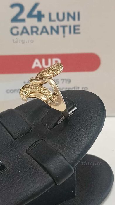 Inel aur 14K 3.26gr (Ag24 Harlau b.45165.1) - Garantie 2 ani! 3